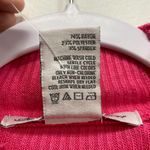 American Rag Cie women's Large long sleeve mock neck Raspberry Sorbet Ribbed Top Photo 8