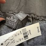 Soho New York Company Boyfriend Pant Womens Large Gray Linen Blend Pants Photo 3