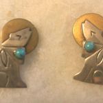 Sterling Silver  stud style DOG 🐕 Earrings Photo 1