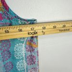 J. Jill Sleeveless Top Womens XS Colorful Patch Work Button Up Boho Hippie Indie Photo 6