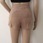 H&M Divided Nude Suede High Waist Shorts Photo 1