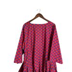 Rhode Ryan Dress in Red Retro Rainbow Print Mini Womans XL Photo 3