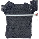 R&K Size 18 Womens Black Lace Bell Sleeve Photo 3