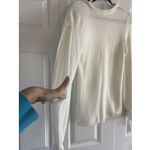 Somedays Lovin Some Days Lovin Women's XS V Neck Ivory Knit Sweater Clean Girl Preppy Capsule Photo 6