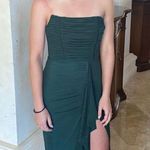 Showpo Green Strapless Maxi Dress Photo 0