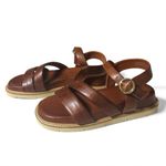 Seychelles  Tangelo Leather Wedge Sandals Photo 1