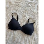 SKIMS  Wireless Form Push Up Plunge Bra Onyx Size 34C Photo 3