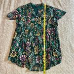 Ava & Grace Multicolor Paisley & Floral Lightweight Mesh Short Sleeve M Medium Green Photo 8
