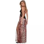 Frederick's of Hollywood NWT Rosalina Rose Lace Satin Nightgown Maxi Gown Small Photo 7
