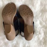 Euro soft Sandal Size 9 Medium Block Heels Black Photo 5