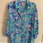 Lilly Pulitzer  Natalie Coverup Resortwear Beach Vacation Size Small Photo 0
