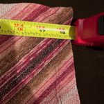 JM Collection  Metallic Red Pink Browns Gold Zig Zag Lines. Gold Jewel . Sz M. Photo 10