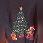 Work in Progress Beaded Decorated Christmas Trees Sweater size‎ s (6 Photo 8