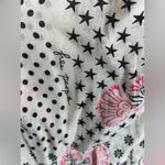 Free People Lightweight Hippie Floral Beachy Linen Semi Sheer Shopper Tote Bag Photo 8