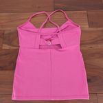 Bia Brazil Activewear Pink Twisted Front Tank Top Athletic Workout Top Size M Photo 4