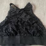 Urban Outfitters NWOT  Out From Under Floral Lace High Neck Black Bralette Sz M Photo 1