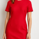 barney's new york Barney’s New York Wool Silk Short Sleeve Dress Salmon Size 38 / 4 Photo 0