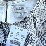 J.Crew NWT  Cinched Waist Snakeskin Print Dress Photo 5