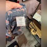 Floral navy blue and Red Women's Top. Size XS Photo 2