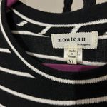Monteau Black Stripe Sweater Photo 2