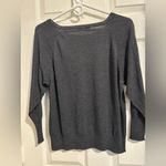 ZARA  Knit Women's Gray Long Sleeve Thin Sweater Top sz Small Photo 2