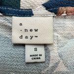 A New Day Shirt Womens Small White Multicolor Floral Career Casual Versatle Photo 6