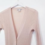 autumn cashmere Cotton by Cream Rib Long Knit Cardigan Photo 3