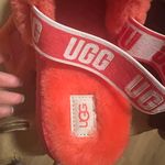 UGG Pink Hibiscus Fuzzy Slingback Photo 7