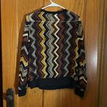 Missoni  Target Medium Brown Chevron Sheer Striped Top Medium Photo 3