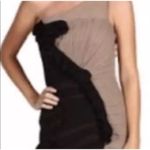 Max and Cleo ✨ One Shoulder Rosette Ruffle Cocktail Sz 10 Black Dress✨ Photo 1