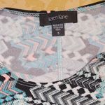 Karen Kane  green patterned long sleeve flowy tunic dress Photo 2