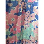 Mahi Gold The Fitz Dress Summer Jubilee in Shell pink blue floral smocked XS Photo 15