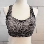 Lululemon Free To Be Serene Bra. Serigraph Starlight Black/White. Size 6. Photo 3