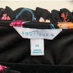 Boutique+ Floral Western Prairie Tiered Maxi Dress Size 2X New w/ Tag MSRP $68 Black Photo 13