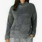Jane & Bleecker  Women’s Cozycore Lounge Sherpa Top Gray XXL Photo 0