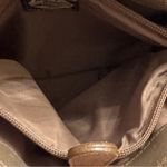 Tommy Bahama Vtg Black Brown Leather Satchel Handbag Photo 10