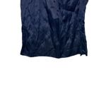 J.Crew Women Tank Top Metallic Silk Blend Sleeveless Scoop Neck Navy Blue 14 Photo 3