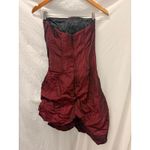 Gunne Sax Vintage  Strapless Short Bubble Dress Goth‎ Vampire Holloween Photo 1