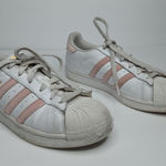 Adidas  Superstar white and pink sneakers Photo 0