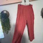 Anthropologie NEW ETT:TWA Rose Jacquard Aubade Tie Waist Pants Tapered Cropped 8 Photo 7