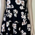 Brandy Melville Black Floral Jada Mini Dress Photo 3