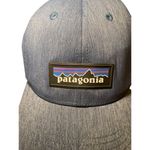 Patagonia Hat Men Women Baseball Cap Blue Denim Chambray Adjustable Strap Logo Photo 3