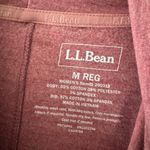 LL Bean Fleece Cozy Pullover Cowl Sweatshirt Pocket Rose Pink 290312 Size M Photo 4