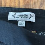 Nanette Lepore  Sailor Button Pull On Pant Black size M Photo 5