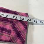 Bit & Bridle Western Pearl Snap Top Size XL Purple Plaid Embroidered Horses Photo 10