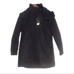 Marc New York  Fortuna Water Resistant Black Faux Fur Hooded Parka Jacket NWT Photo 5