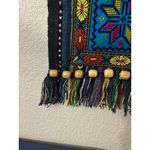 Handmade Boho Jerusalem Embroidered Crossbody Bag Fringe Beads Souvenir Cultural Photo 9