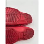 Crocs Size 10 Women Unisex Red Classic Clog Adjustable Strap Lightweight Photo 11