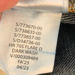 Gap Womens 8 29R Dark Wash 70s Flare Jeans High Rise Stretch Denim Retro Western Photo 5