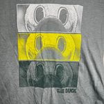 Nike Women's Gray V-Neck T-Shirt "The Duck" Graphic Print Slim Fit XL Photo 2